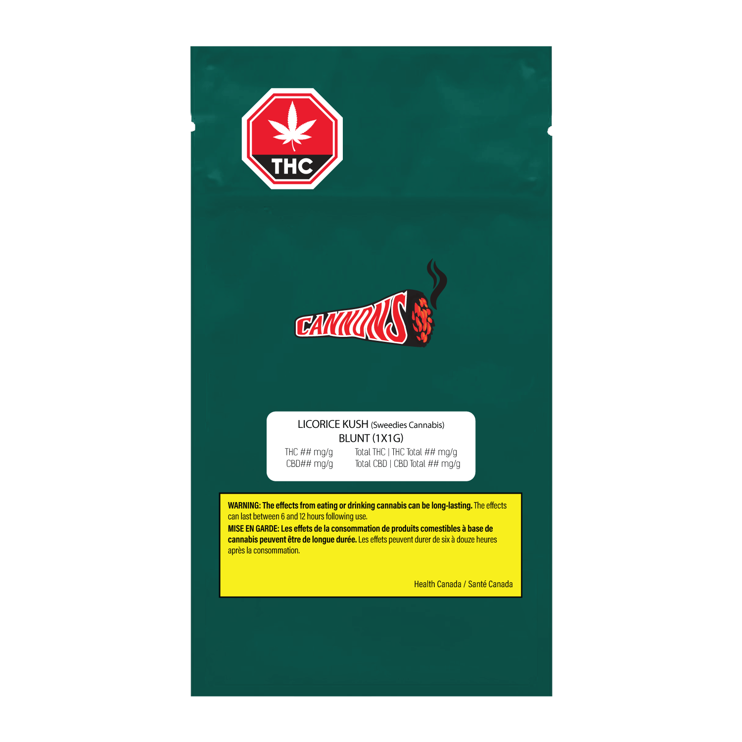 Cannons Licorice Kush Blunt (1x1g) West Coast Craft